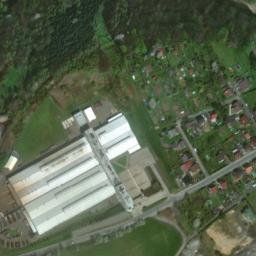 Satellite imagery of Frydlantske strojirny [Frýdlant] factory chimney, CZ
