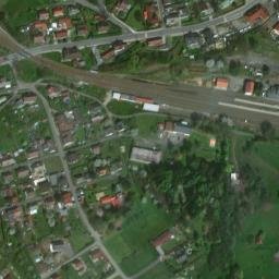 Satellite imagery of [Frýdlant] town hall outlook t., CZ
