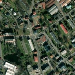 Satellite imagery of [Varnsdorf] church t., CZ