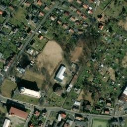 Satellite imagery of [Varnsdorf] church t., CZ