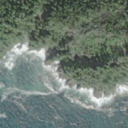 Satellite imagery of Nahwitti Point, CA