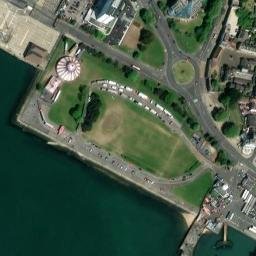 Satellite imagery of Southampton Castle, GB