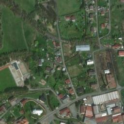 Satellite imagery of [Dětřichov u Frýdlantu] former textil factory chimney, CZ