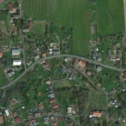 Satellite imagery of [Dětřichov u Frýdlantu] former textil factory chimney, CZ