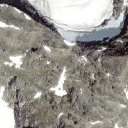 Satellite imagery of Mount Begbie, CA