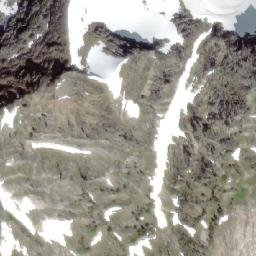 Satellite imagery of Mount Begbie, CA