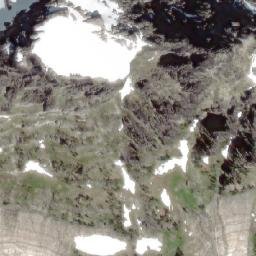 Satellite imagery of Mount Begbie, CA