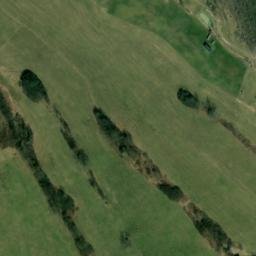 Satellite imagery of Velveta [Dolní Podluží] former textil factory chimney, CZ