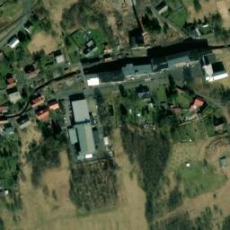 Satellite imagery of Velveta [Dolní Podluží] former textil factory chimney, CZ