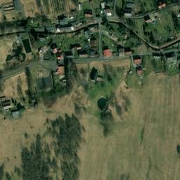 Satellite imagery of Velveta [Dolní Podluží] former textil factory chimney, CZ