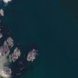 Satellite imagery of Cape Sutil, CA