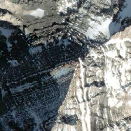 Satellite imagery of Mount Assiniboine, CA