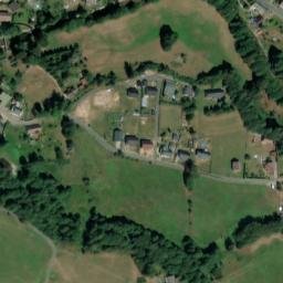 Satellite imagery of Helana [Hejnice] former textil factory chimney, CZ