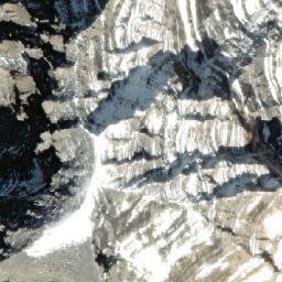 Satellite imagery of Mount Assiniboine, CA