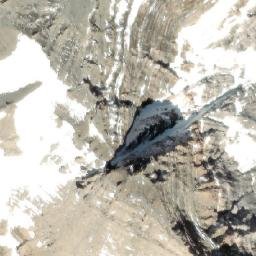 Satellite imagery of Mount Assiniboine, CA