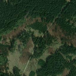 Satellite imagery of Kančí vrch, CZ