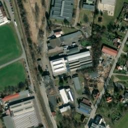 Satellite imagery of H - therma [Hrádek nad Nisou] factory chimney, CZ