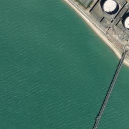 Satellite imagery of St Andrews Castle, GB