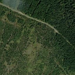 Satellite imagery of Smědavská hora, CZ