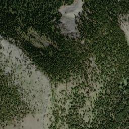 Satellite imagery of Powder Face Ridge, CA