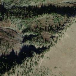 Satellite imagery of Mount Goldsmith, CA