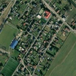 Satellite imagery of [Hrádek nad Nisou] former textil factory chimney, CZ