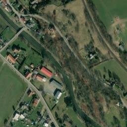 Satellite imagery of [Hrádek nad Nisou] former textil factory chimney, CZ