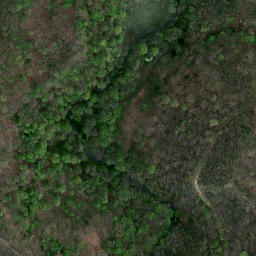 Satellite imagery of Książ - zamek warowny XIIIw., PL