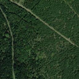 Satellite imagery of Ptači vrchy, CZ