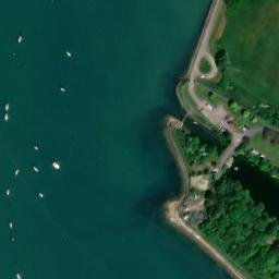 Satellite imagery of Portchester Castle, GB