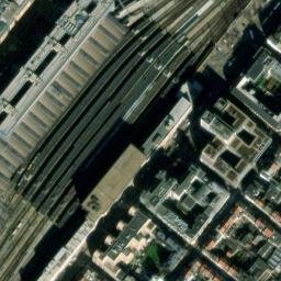 Satellite imagery of Brussels-Midi Eurostar departure, NL