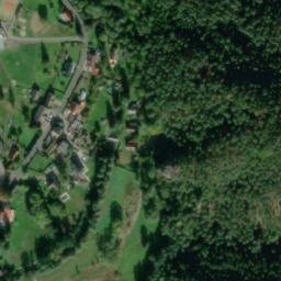 Satellite imagery of [Srbská Kamenice] church t., CZ