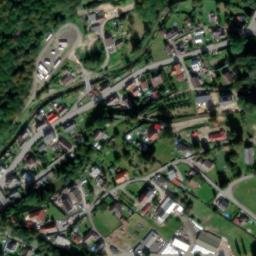 Satellite imagery of Textilana [Chrastava-Horní Chrastava] factory chimney, CZ