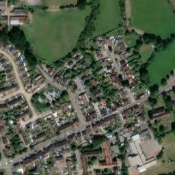 Satellite imagery of Pevensey Castle, GB