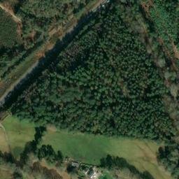 Satellite imagery of Holy Cross Abbey (Stapehill, Dorset, England), GB