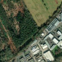 Satellite imagery of Holy Cross Abbey (Stapehill, Dorset, England), GB