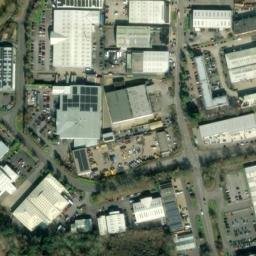 Satellite imagery of Holy Cross Abbey (Stapehill, Dorset, England), GB