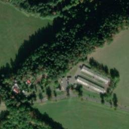 Satellite imagery of [Janská] former textil factory chimney, CZ