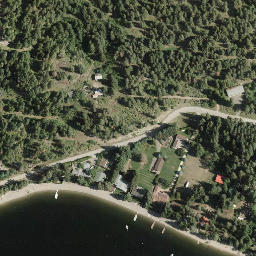 Satellite imagery of Paradise Point, CA