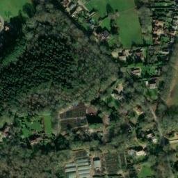 Satellite imagery of Holy Cross Abbey (Stapehill, Dorset, England), GB