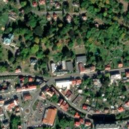 Satellite imagery of [Česká Kamenice] church outlook t., CZ