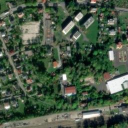 Satellite imagery of [Česká Kamenice] church outlook t., CZ