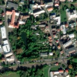 Satellite imagery of [Česká Kamenice] church outlook t., CZ
