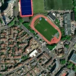 Satellite imagery of Spinnaker Tower, GB