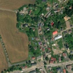 Satellite imagery of [Rynoltice] church t., CZ