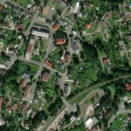 Satellite imagery of [Stráž nad Nisou] church t., CZ