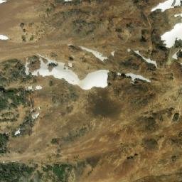 Satellite imagery of Mount Fergusson, CA