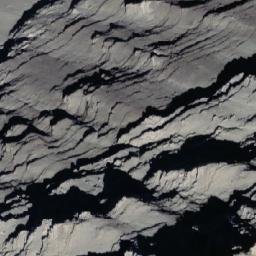 Satellite imagery of Mount Inflexible, CA