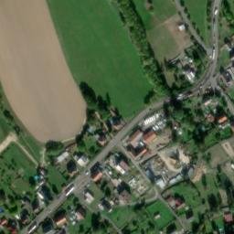 Satellite imagery of [Markvartice u Děčína] church t., CZ