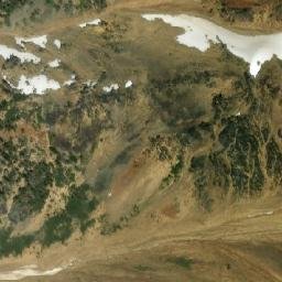 Satellite imagery of Mount Fergusson, CA